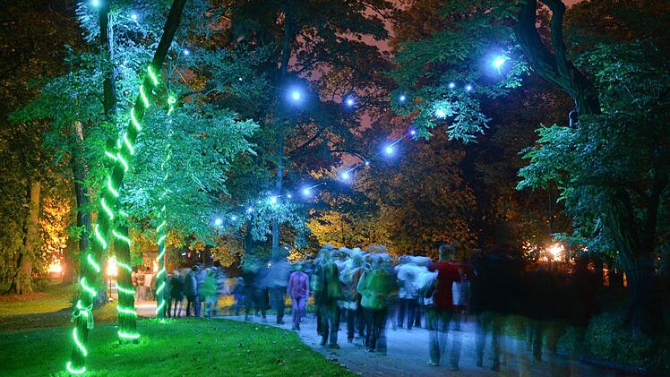 Coburg leuchtet bei der Museumsnacht 2014. Foto: Ronald Rinklef