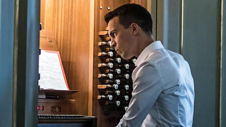 Orgelmeisterkurs in der Coburger Morizkirche: Misha AntonovFoto: Jochen Berger