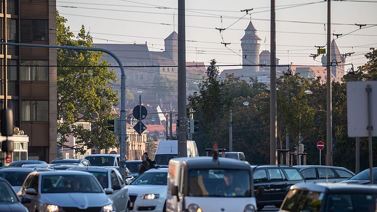 Stau in N&uuml;rnberg
