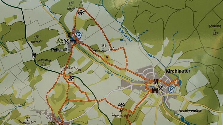 Der Genusserlebnisweg führt mit Kirchlauter, Pettstadt und Neubrunn durch drei Ortsteile der Gemeinde Kirchlauter.