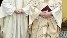 Wechsel der Oberen am Oblatenkloster. Pater Stefan Obergfell (rechts) und Pater Werner Pieper.