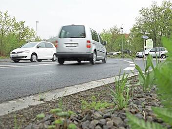 Die Kreuzung B 27/ Weihertorstraße Foto: Arkadius Guzy