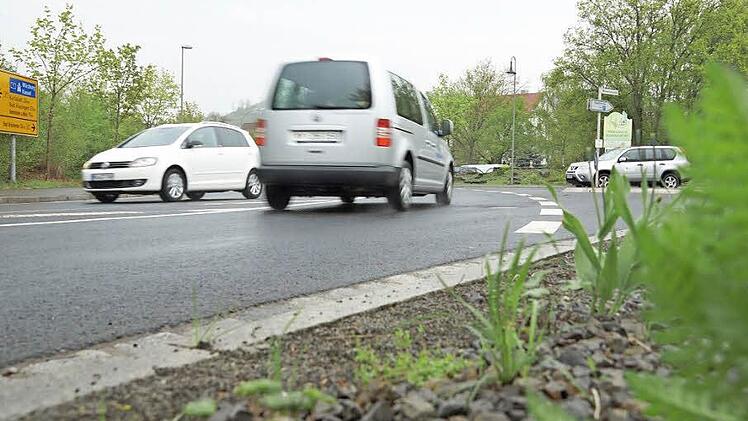 Die Kreuzung B 27/ Weihertorstraße Foto: Arkadius Guzy