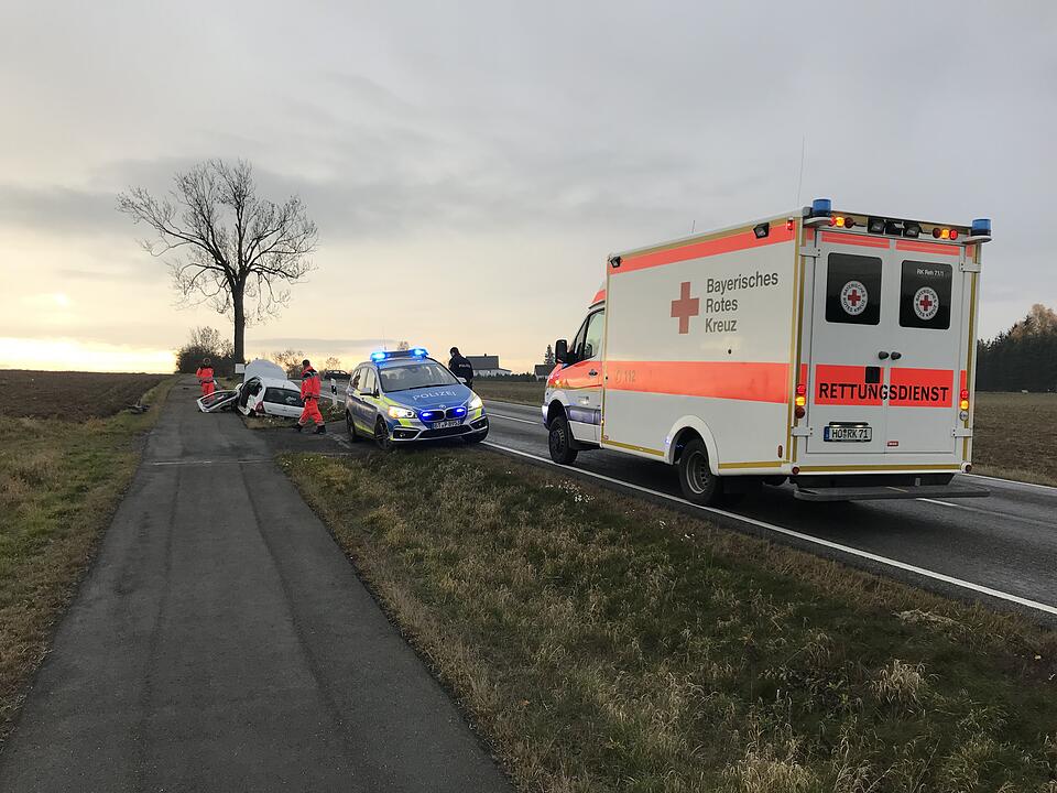 Schüler stehen unter Schock: Schwerer Unfall im Landkreis Hof