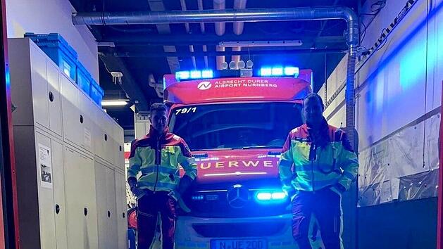 Nürnberger Airport-Feuerwehr unterstützte Leitstelle beim Silvestereinsatz