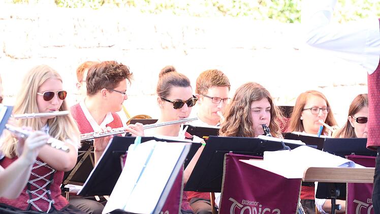 Viel Musik gab es beim kleinen  Wilden Sommer in Wildflecken. Foto Sebastian Schmitt