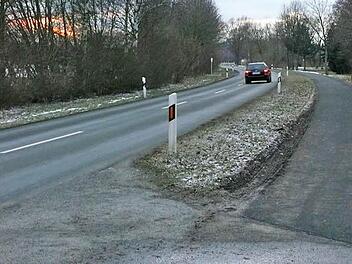 Entlang des Radweges zwischen Michelau und Schwürbitz werden Leuchten installiert, um mehr Sicherheit für Radfahrer und Fußgänger zu gewährleisten. Der Gemeinderat beschloss dies in seiner Sitzung am Mittwochabend. Foto: Ramona Popp