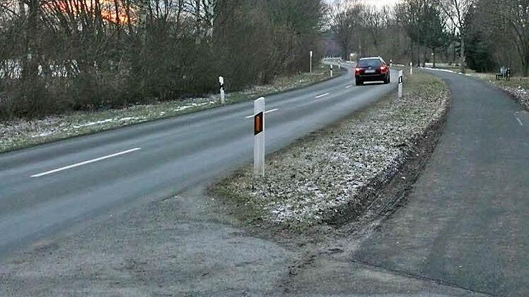Entlang des Radweges zwischen Michelau und Schwürbitz werden Leuchten installiert, um mehr Sicherheit für Radfahrer und Fußgänger zu gewährleisten. Der Gemeinderat beschloss dies in seiner Sitzung am Mittwochabend. Foto: Ramona Popp