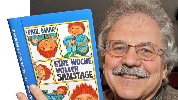 Das Sams ist sein ber&uuml;hmtestes Werk: Paul Maar, der heuer 80 wird.  Fotos: Marcus F&uuml;hrer, dpa / Private Fotosammlung Paul Maar