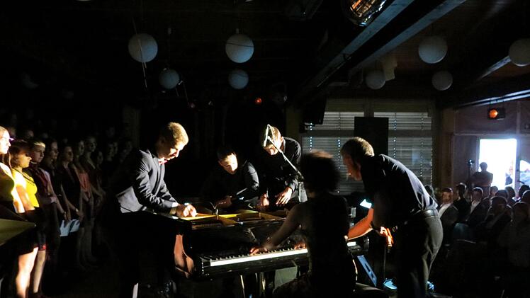 Fast schon experimentell - inspiriert von den Piano Guys Foto: Doris Bauer
