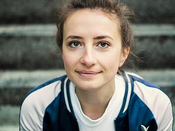 Schriftstellerin Anika Landsteiner (34) Foto: Maximilian Heinrich