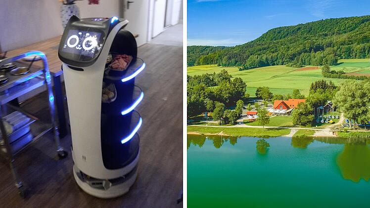 Happurg: Café-Restaurant "Seeterrassen" setzt Servier-Roboter ein - "in der Region der erste"