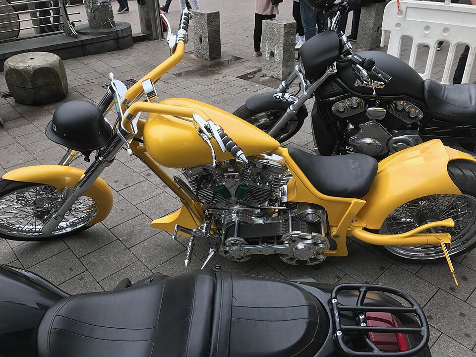 Harley-Davidson-Treffen in Hamburg
