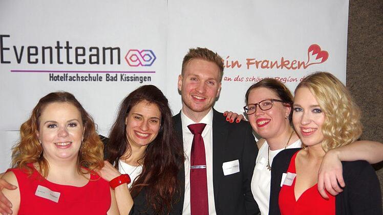 Das Event-Team (von links): Ina Benkert, Lisa Jonas, Tobias Pekarek, Svenja Schmitt, Larissa Bauer. Foto: Klaus Werner