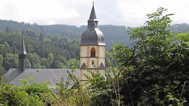 Die katholische Pfarrkirche Sankt Bartholom&auml;us in Rothenkirchen  Foto: Alexander Grahl