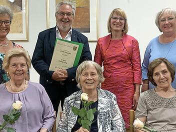 Der Gesangverein Zapfendorf ehrte eine Reihe von verdienten Mitgliedern, unter anderem Chorleiter Wolfgang Reh.