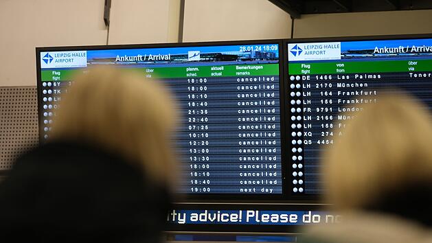 Anzeigetafel Flughafen