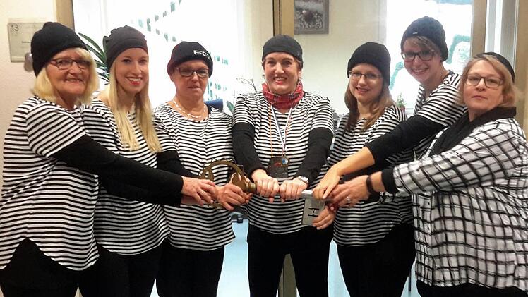 Rathaussturm in Bad Brückenau  Foto: Rolf Pralle