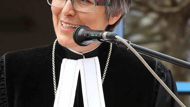 Regionalbischöfin Dorothea Greiner bei ihrer Festpredigt
