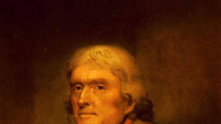 Thomas Jefferson dr&uuml;ckte der amerikanischen Unabh&auml;ngigkeitserkl&auml;rung inhaltlich seinen Stempel auf.