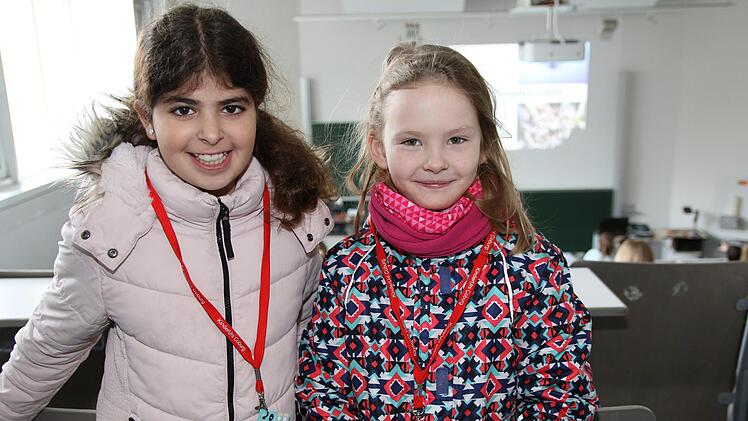 Maria und Hannah waren zum ersten Mal dabei.Foto: Wolfgang Desombre
