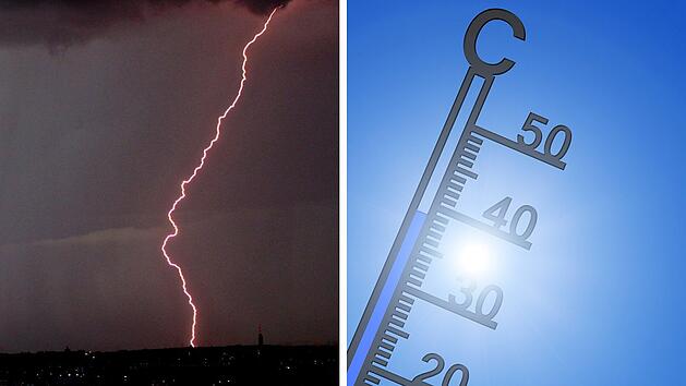 Wetter in Franken zum Ferienstart: Zuerst Gewitter, dann folgt Hitzewelle