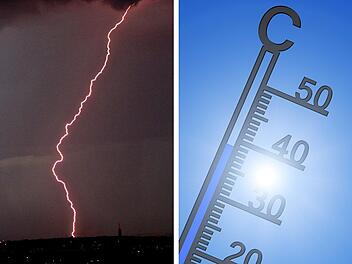 Wetter in Franken zum Ferienstart: Zuerst Gewitter, dann folgt Hitzewelle