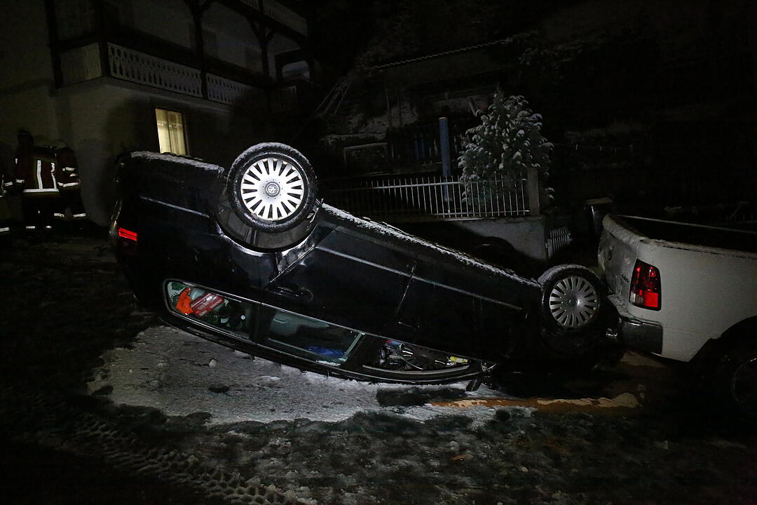 Glätteunfall in Bad Berneck