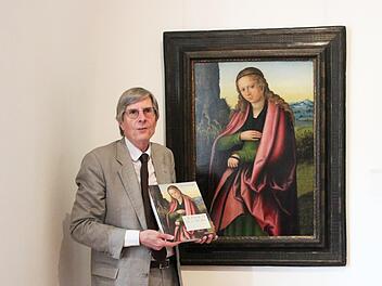 Klaus Weschenfelder hat erstmals einen umfassenden Bestandskatalog zur Coburger Cranach-Sammlung auf der Veste vorgelegt. Die "Hl. Margareta" von Cranach d. Ä. ziert den Einband.Carolin Herrmann