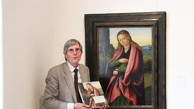 Klaus Weschenfelder hat erstmals einen umfassenden Bestandskatalog zur Coburger Cranach-Sammlung auf der Veste vorgelegt. Die "Hl. Margareta" von Cranach d. Ä. ziert den Einband.Carolin Herrmann
