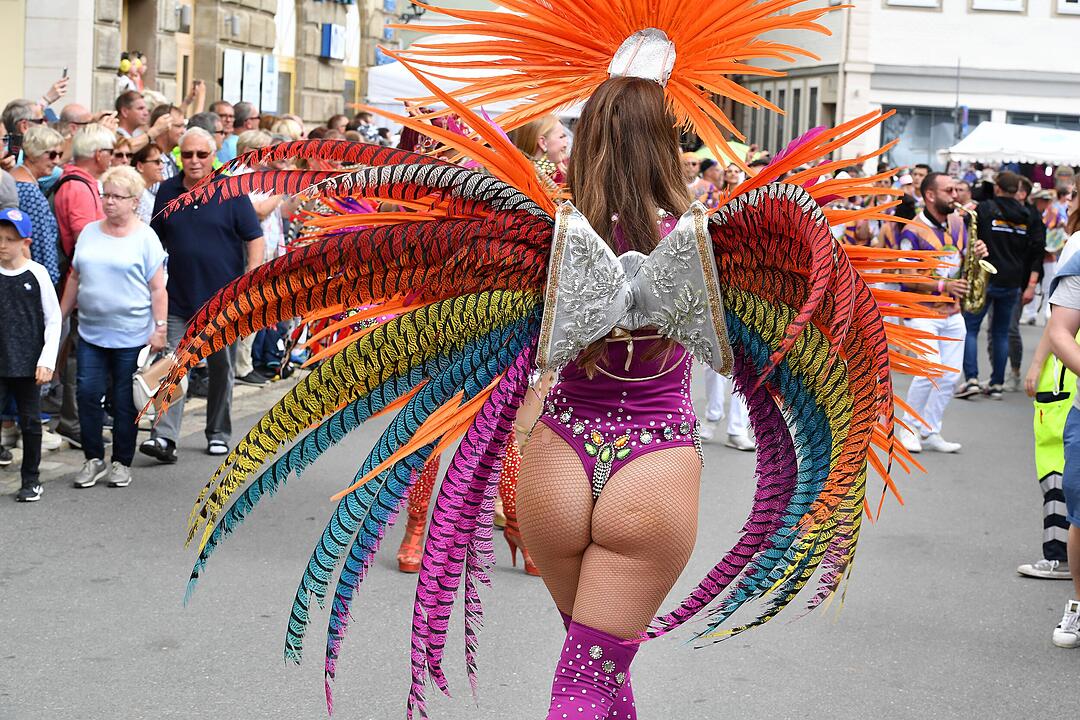 Umzug beim Samba-Festival in Coburg