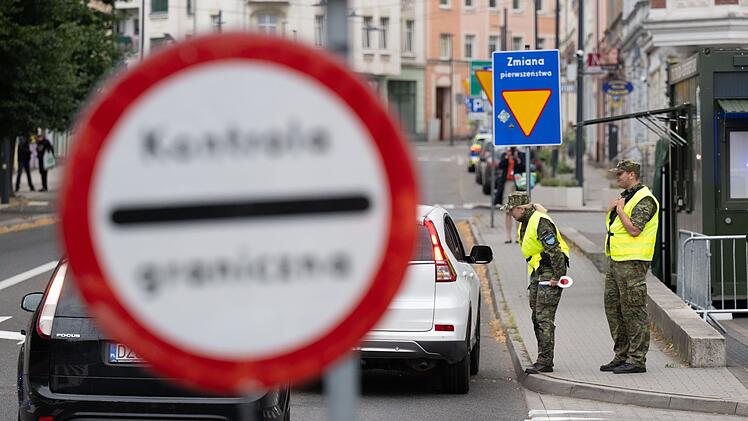 Kontrollen an der deutsch-polnischen Grenze - Zgorzelec
