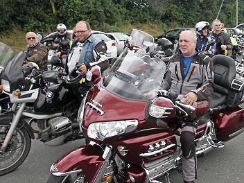 Das Ziel der Biker war der Domplatz in Bamberg.  Foto: Franz Galster