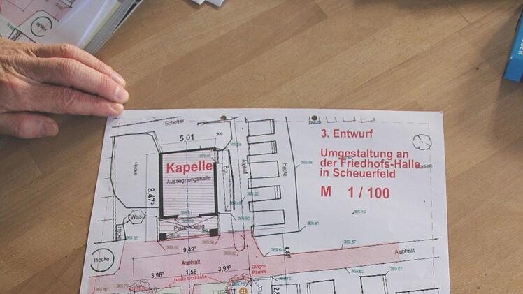 Der Plan zur Umgestaltung des FriedhofsChristiane Lehmann