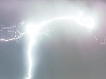 Gewinnerfoto 2020: "Blitz über Coburg"