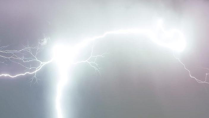Gewinnerfoto 2020: "Blitz über Coburg"
