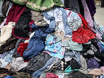 Entsorgte Kleidung