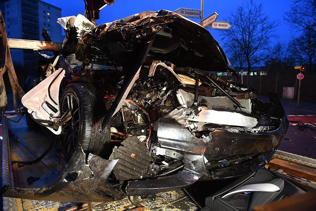 Schwerer Unfall auf dem Berliner Ring in Bamberg