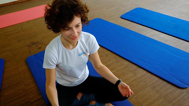 Yogalehrerin Kerstin Gnodtke. Foto: Nikolas Pelke