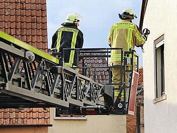 Die Hammelburger Feuerwehr bei einer Übung  Foto: Gerd Schaar/ Archiv