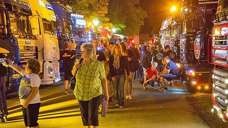 Die schönsten Trucks kann man am Wochenende auf dem Schützenanger bewundern. Foto: Klaus Gagel