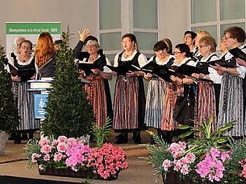 Der Landfrauenchor sorgte bei der Veranstaltung in Gremsdorf für Hörgenuss. Fotos: Johanna Blum