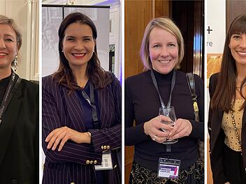 Unternehmerinnen in Bad Kissingen (von links): Johanna Nemeth, Lidia Poppe, Stefanie Hippler und Katharina Horn  Fotos: Julia Back