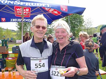 Norbert Latsch und Dagmar Rill sind "eingefleischte Läufer".  Fotos: Stephanie Elm