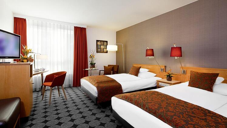 Doppelzimmer im Mövenpick Hotel Nürnberg.