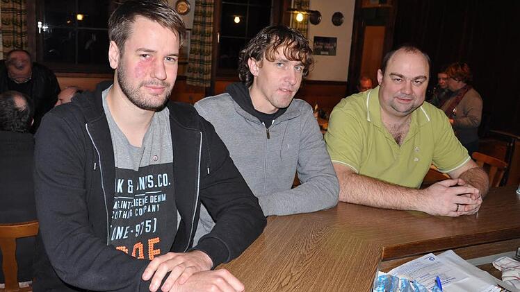 Das Führungstrio des SV Rothhausen (von links): Fabian Wiener, Markus Röß und Bernd Müller Foto: Daniel Wiener