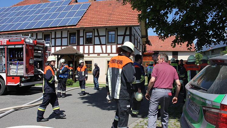Im ersten Stock war der Brand ausgebrochen.Foto: Ralf Kestel