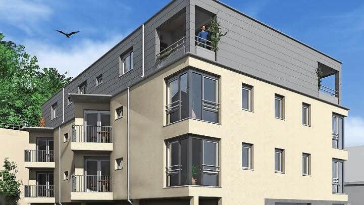 Es wird ein Schmuckstück werden: Die neue Wohnanlage im Zentrum von Ludwigsstadt. Foto: pr