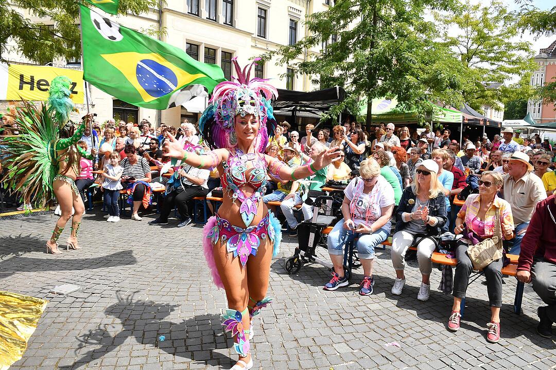 Umzug beim Samba-Festival in Coburg