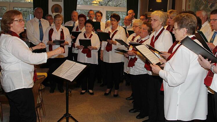 Der gemischte Chor, der neuerdings von Luitgard Jonak geleitet wird, beeindruckte mit seinen Darbietungen. Foto: Sonja Adam